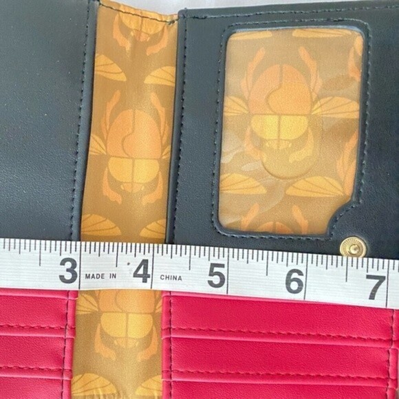 Loungefly Disney Aladdin Jafar Faux Leather Flap Bi-Fold Wallet Villain - Picture 8 of 9